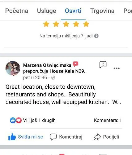 House Kala N29 * Jezera