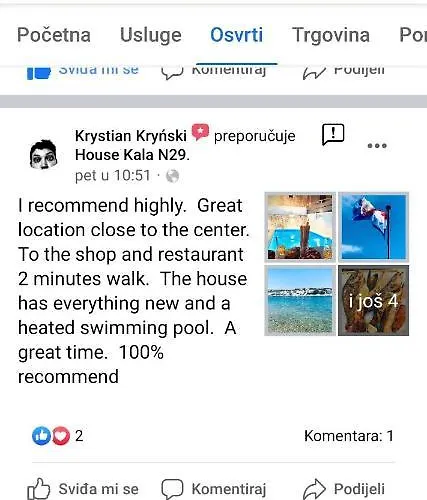 House Kala N29 Hébergement de vacances