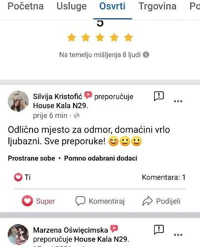 Hébergement de vacances House Kala N29