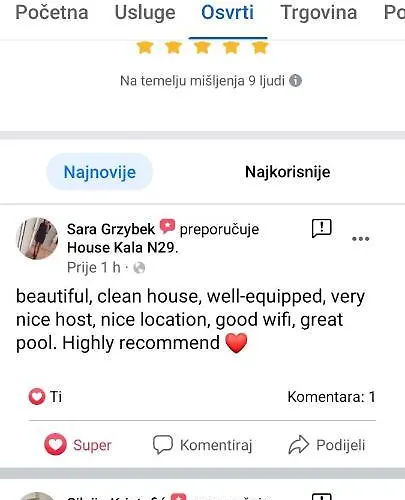 House Kala N29 Jezera